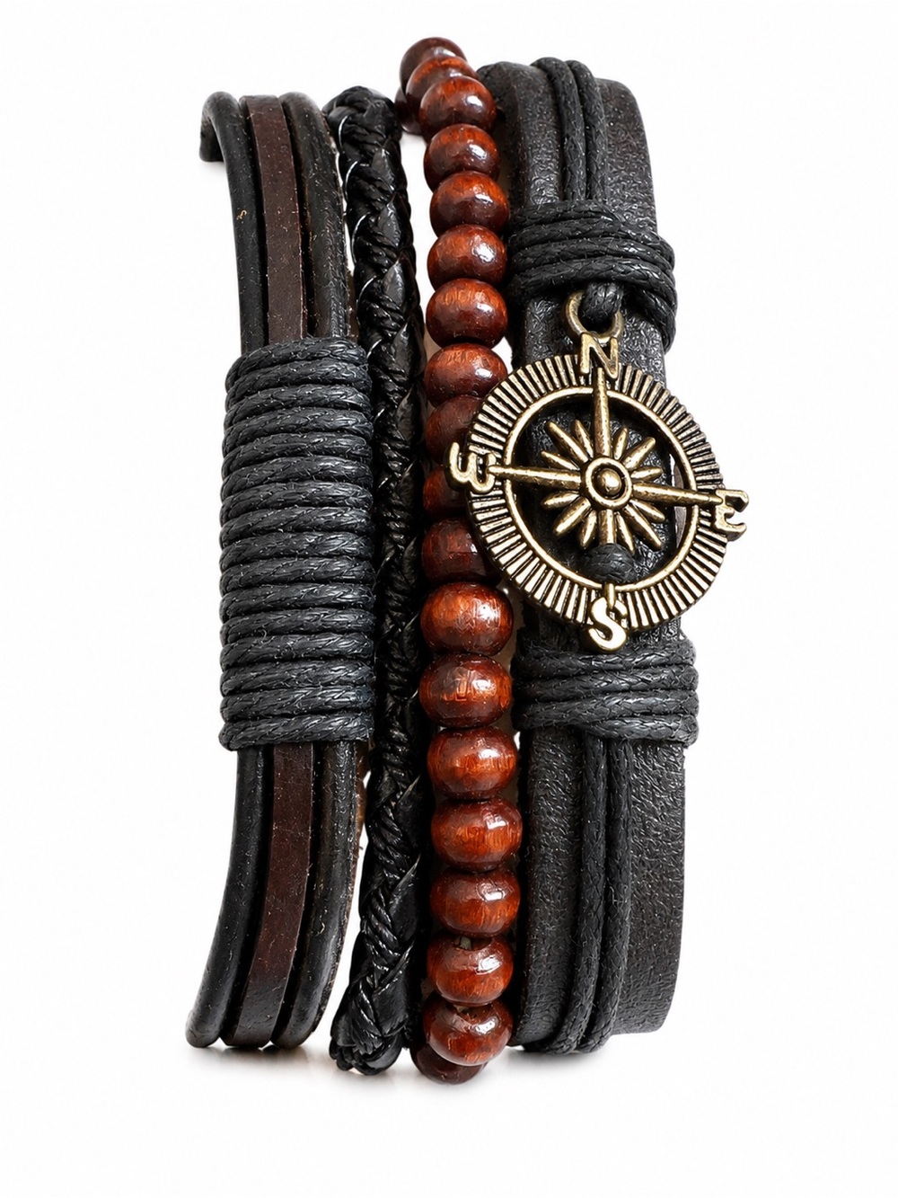 DEAL DAYS Multilayer Leather Bracelets for Men Bracelet